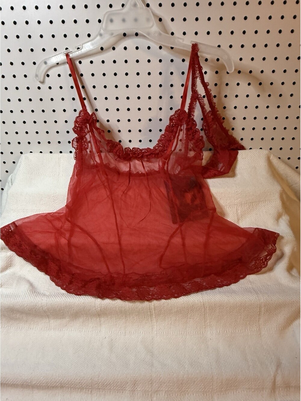 🎄 Women’s Extreme Fantasy Lingerie New With Tag Red Medium Set